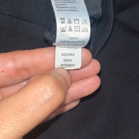 SPANX The Perfect Pant Slim Straight Ponte Knit Pull-On Black LP Large Petite - Picture 11 of 11